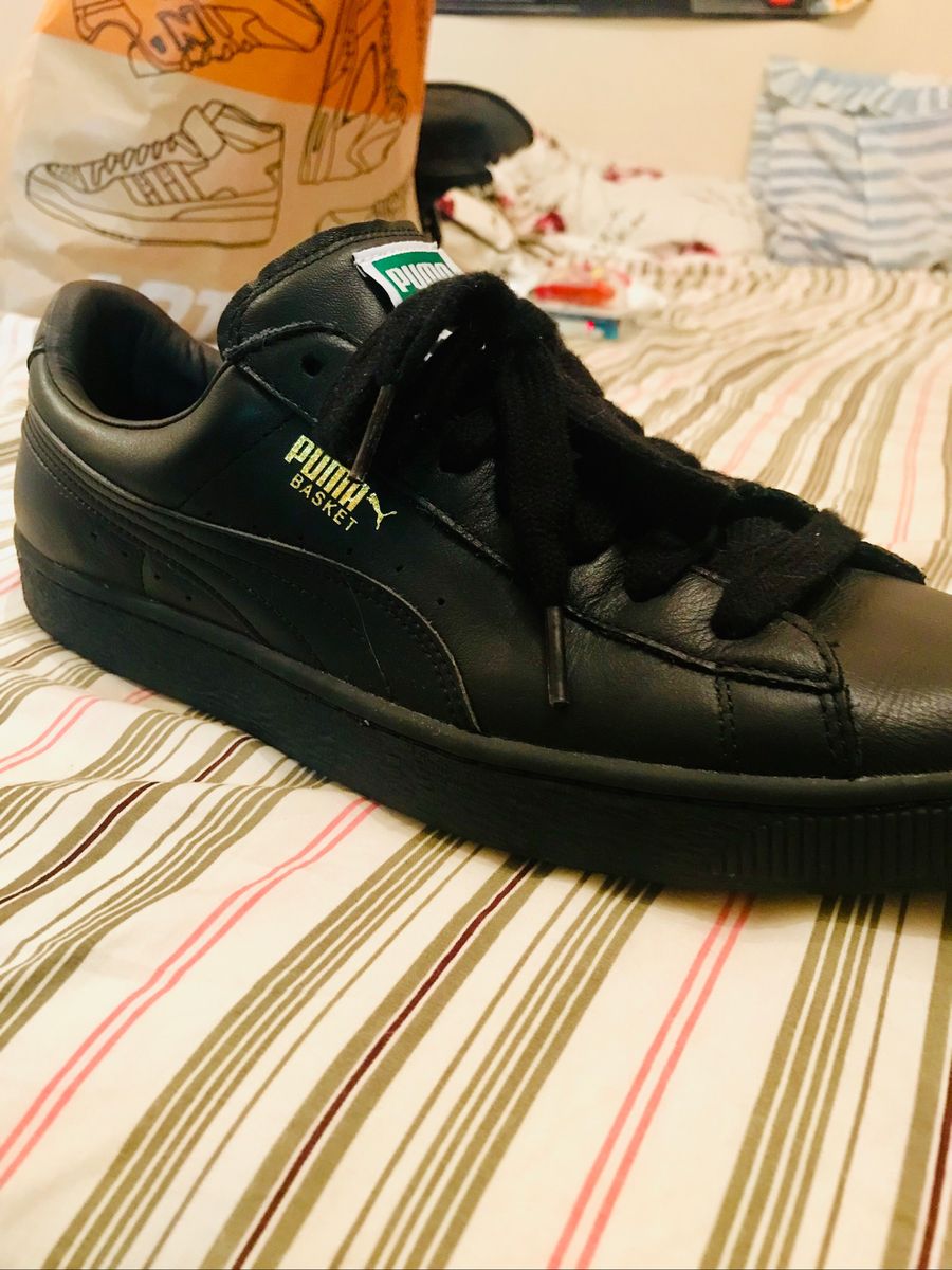 tenis puma couro masculino