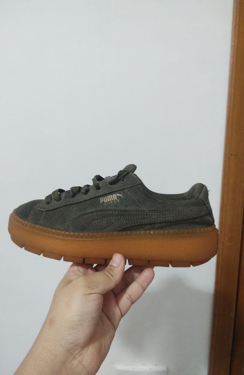 Puma best sale suede couro