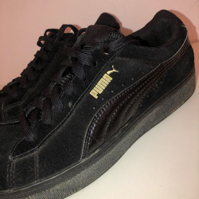 Vikky Platform TÃªnis Couro Puma Vikky Stacked Feminino Tenis Puma