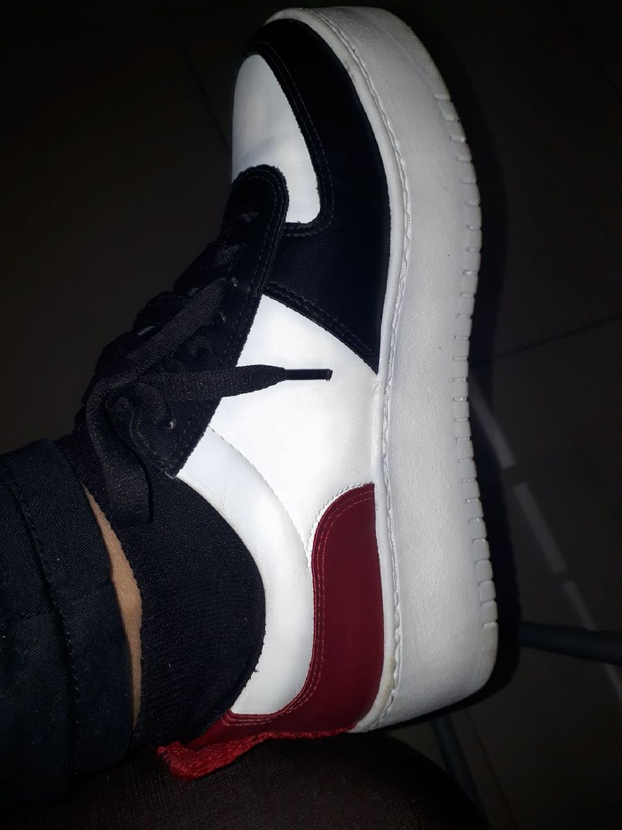 tênis couro santa lolla flatform feminino