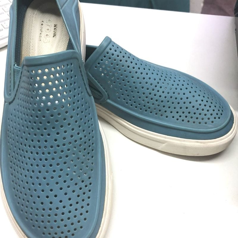 Tênis Crocs Citilane Roka Infanto Juvenil Azul Claro | Crocs Usado
