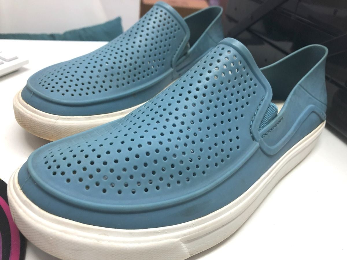 Tênis Crocs Citilane Roka Infanto Juvenil Azul Claro | Crocs Usado