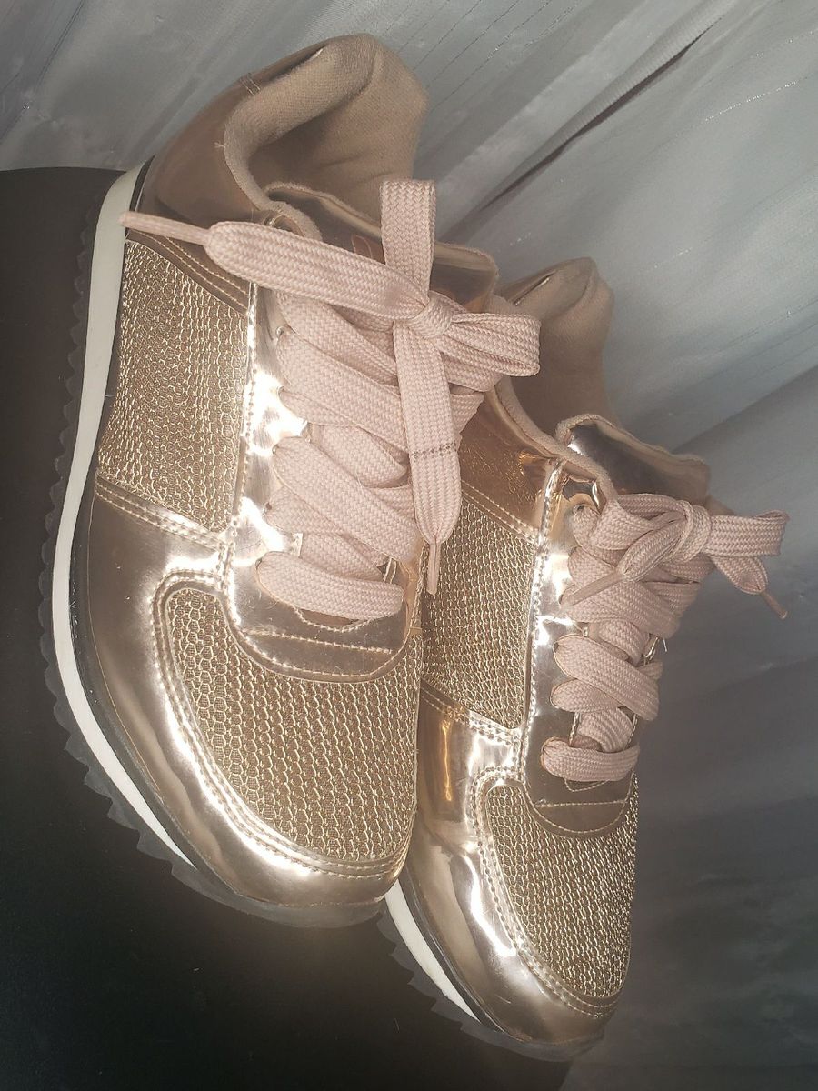 Tênis Cromado Rosé 35 Vizzano Tênis Feminino Vizzano Usado