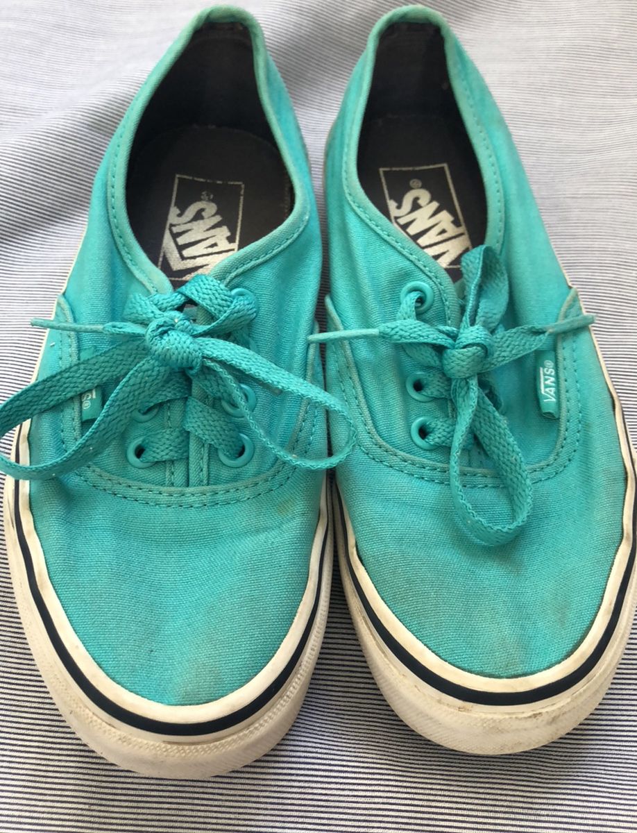 vans azul turquesa