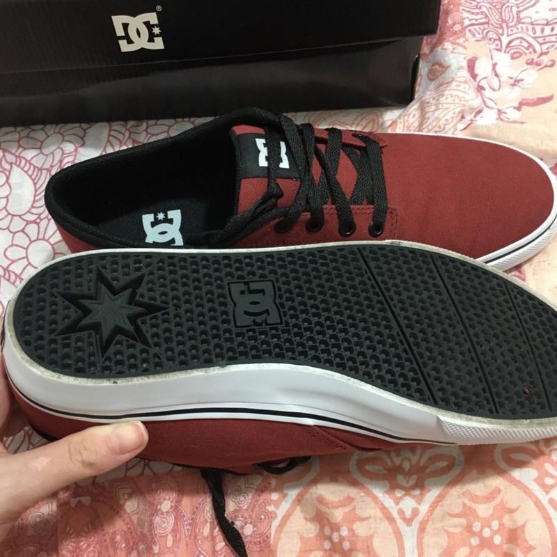 Tênis dc shoes plaza lite sale vermelho