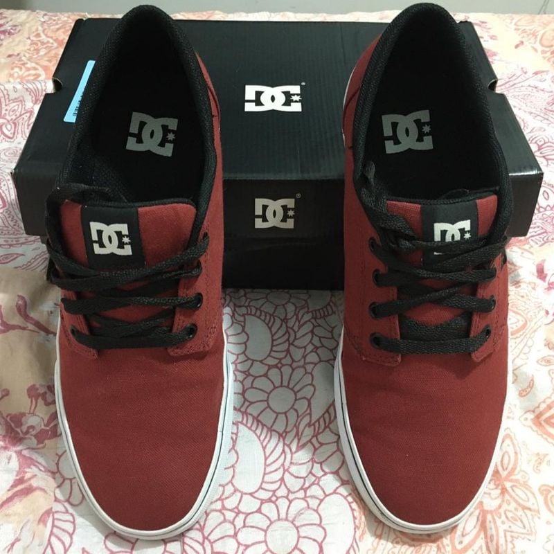 Tênis dc shoes plaza lite sale vermelho