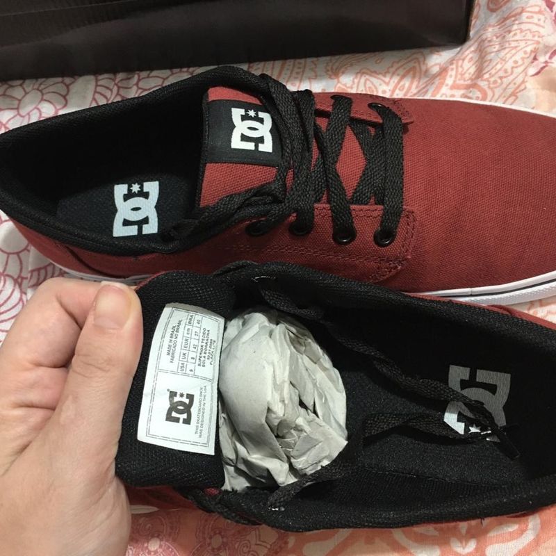 Tênis dc shoes plaza lite sale vermelho