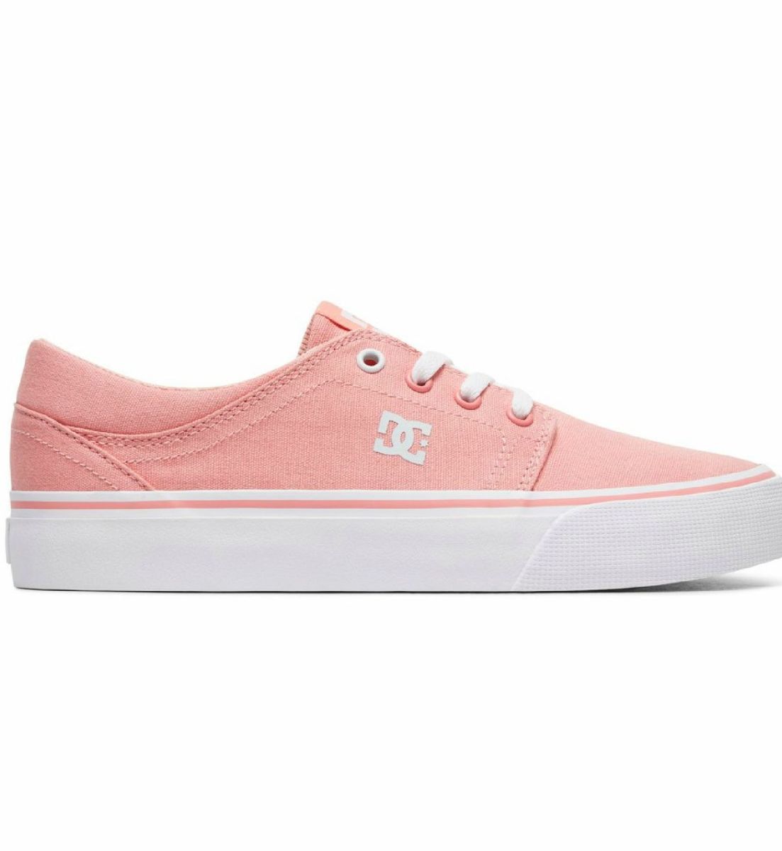 tenis dc rosa claro