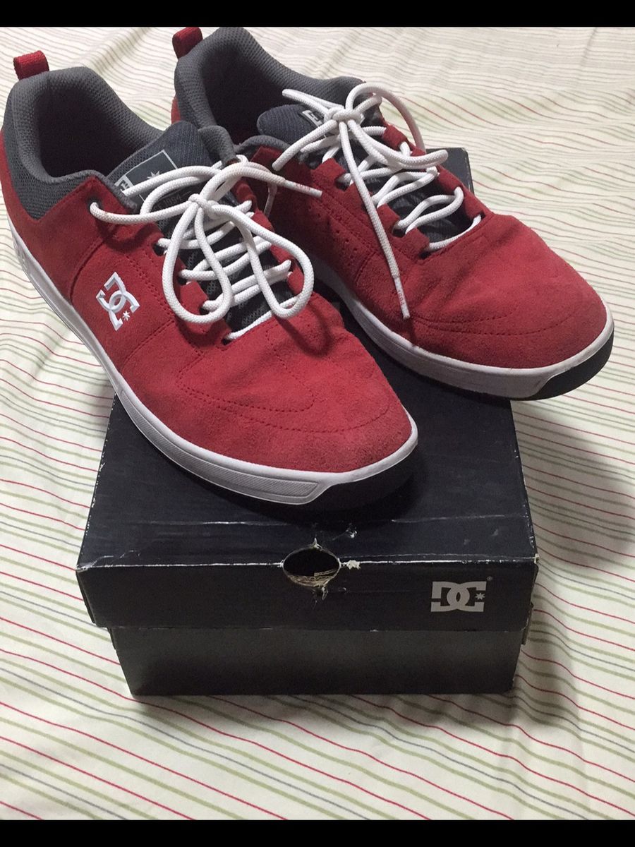 tenis dc shoes vermelho