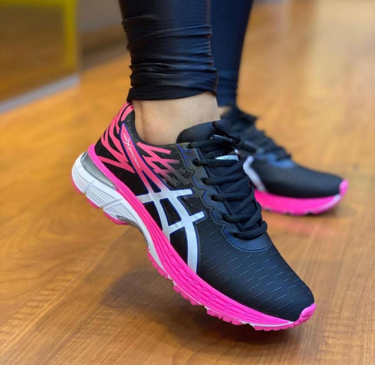 Tênis Esportivo Tenis Moda Feminino 2018 Comprar Contraste Design