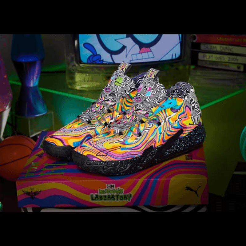 Tênis de Basquete do Lamelo Ball Puma Mb 03 Dexter Laboratory
