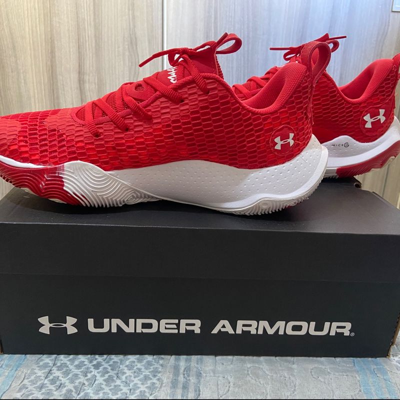 Tênis Under Armour Spawn 3 Vermelho Vermelho