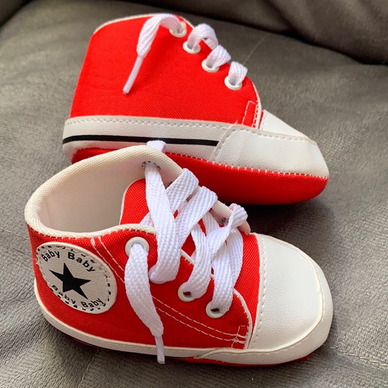 All star hot sale vermelho bebe