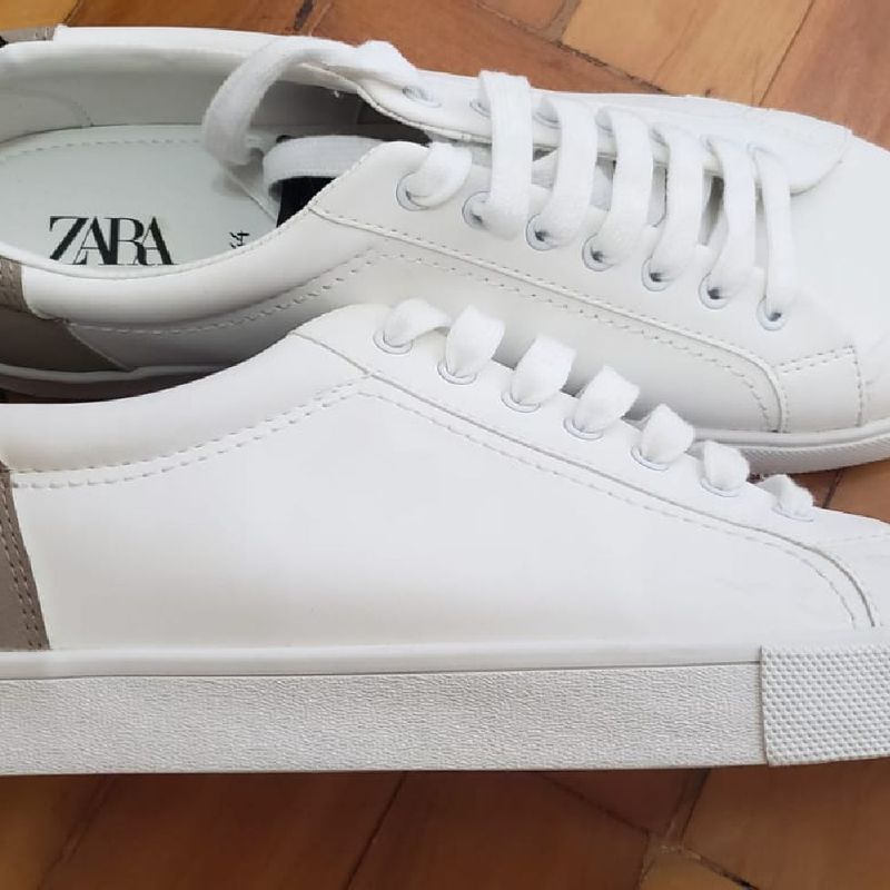 Zara Man - Sapatenis branco e cinza