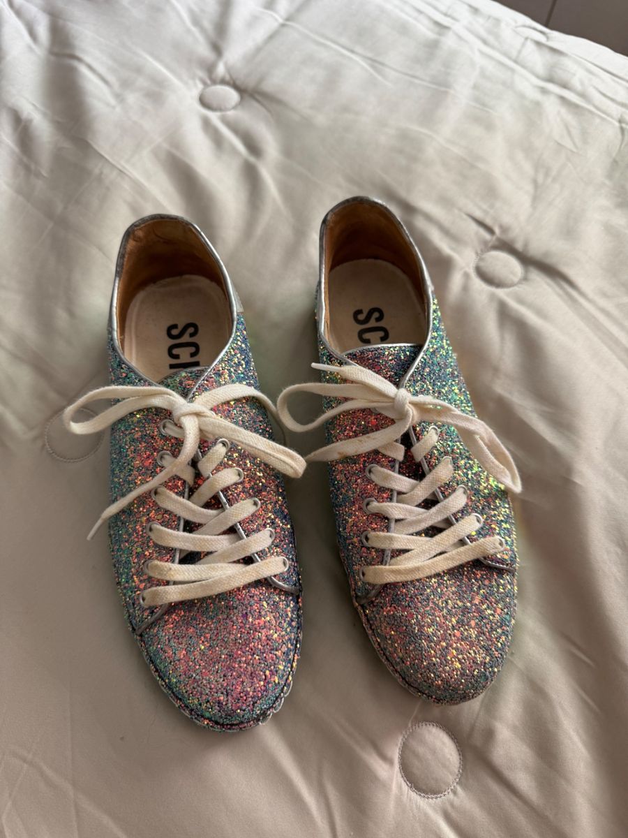 Tenis store de glitter