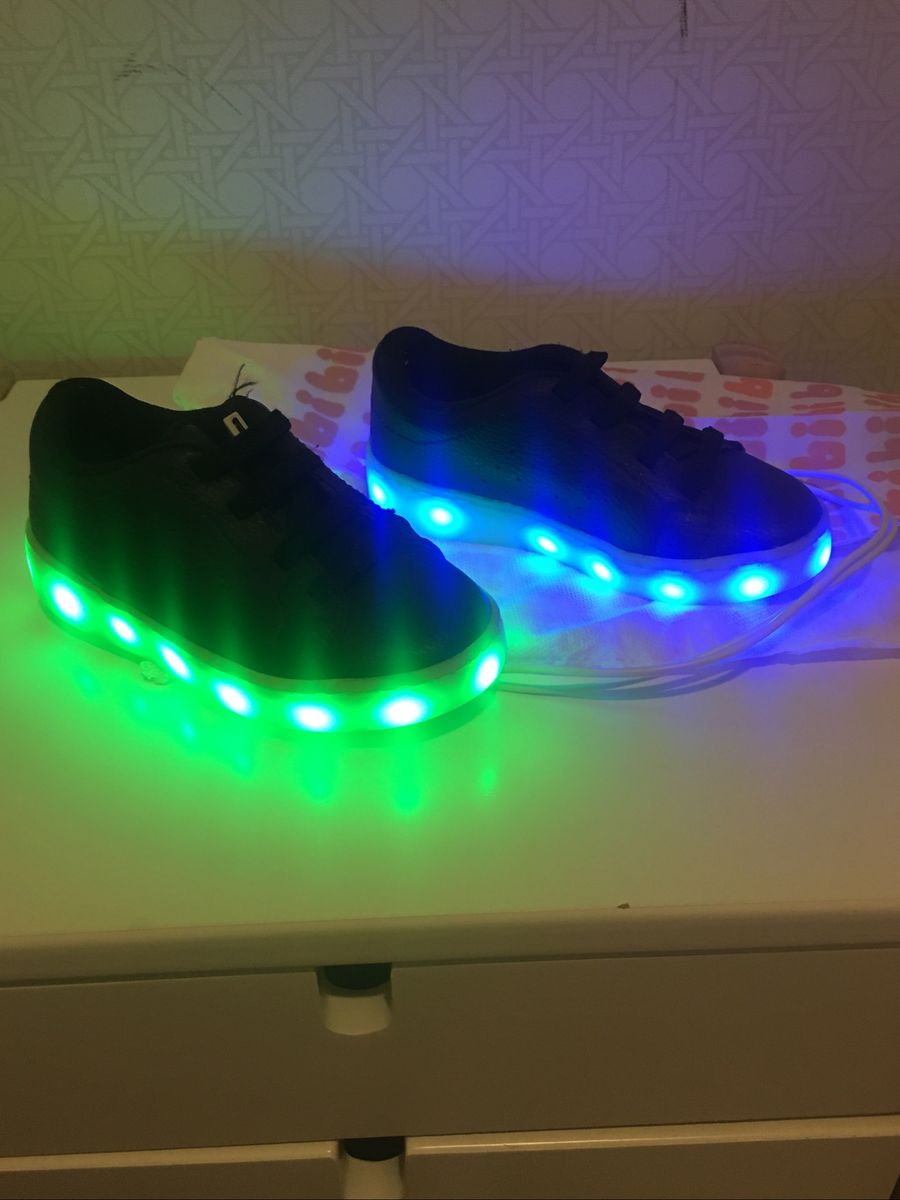 tenis led feminino infantil