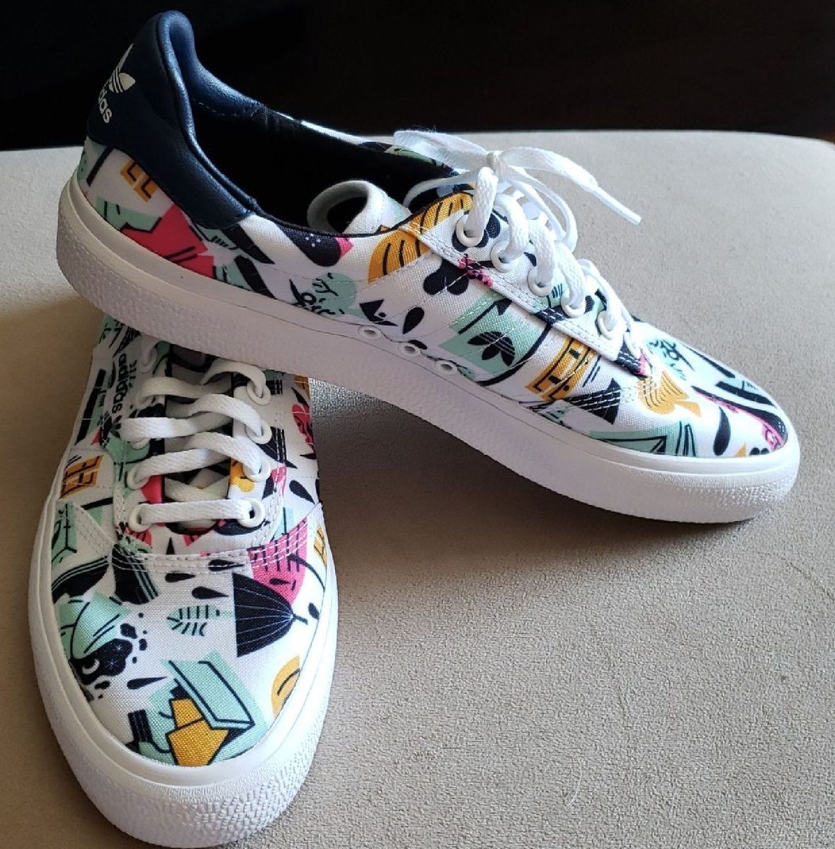 tenis adidas de lona