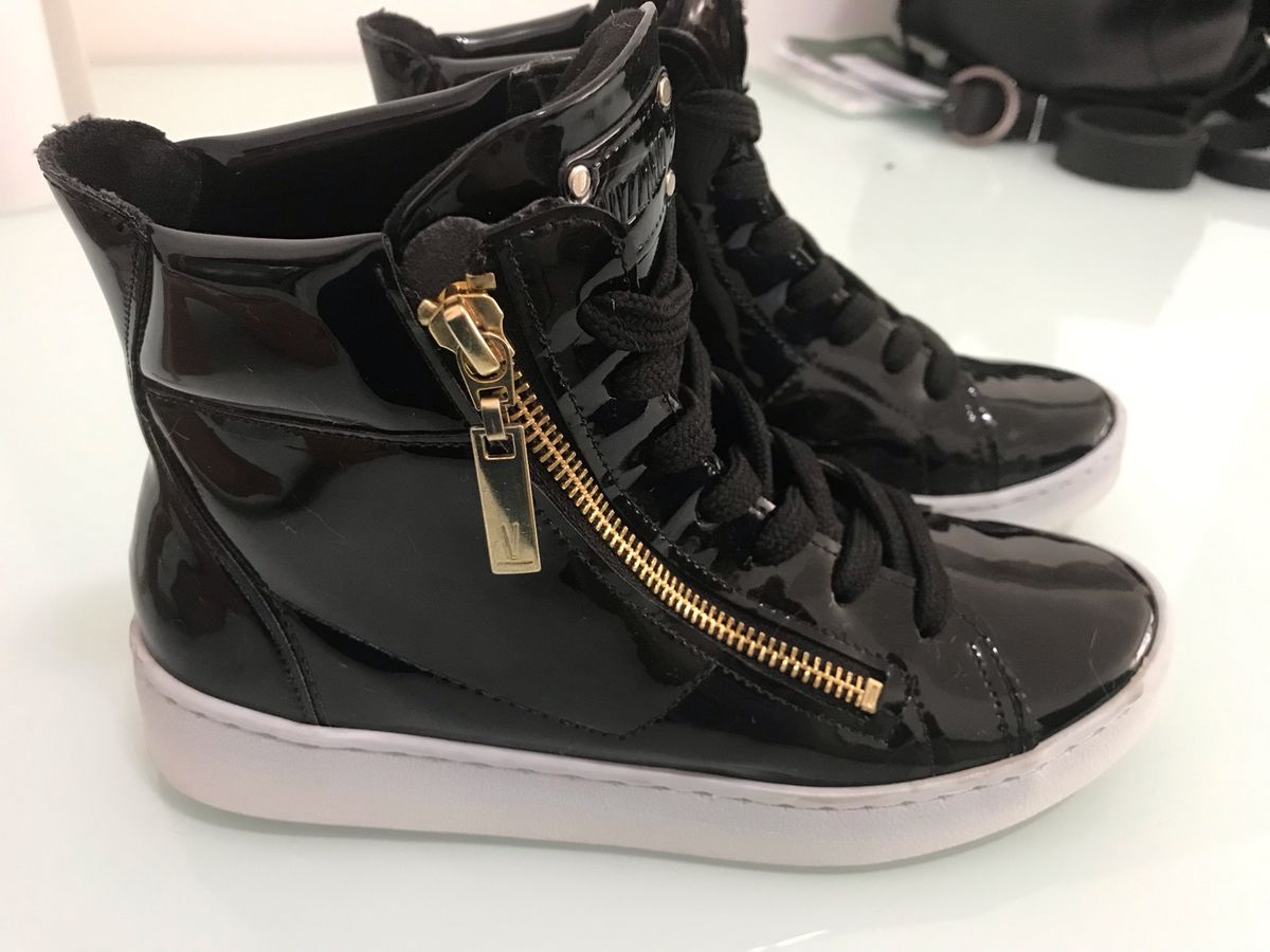 tenis vizzano preto alto