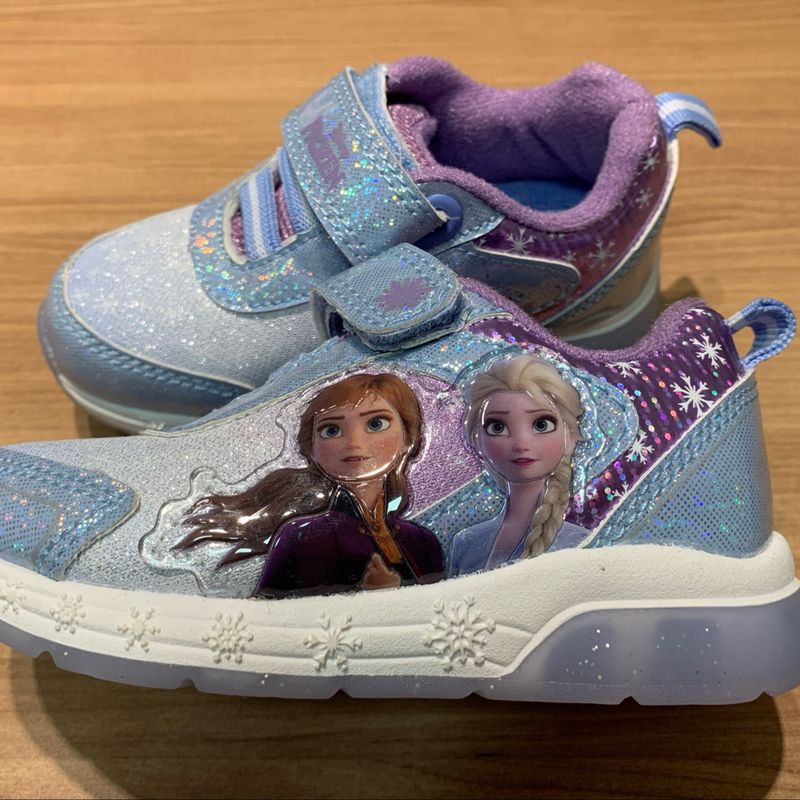 T nis Disney Frozen Cal ado Infantil para Meninas Disney Nunca