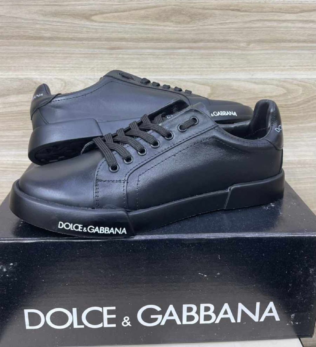 Tênis Dolce Cabanna Portofino Preto | Tênis Masculino Dolce & Gabbana ...