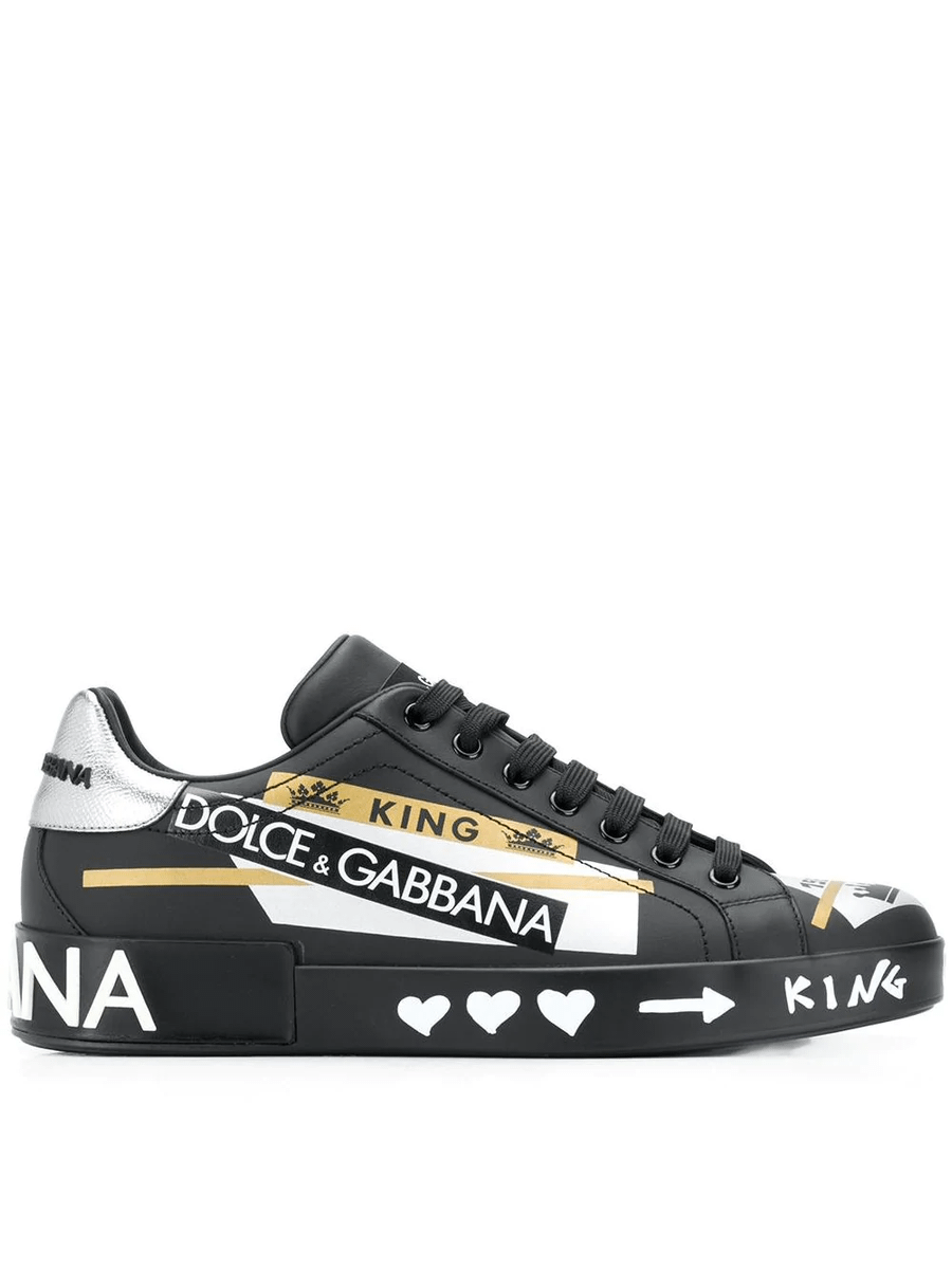dolce gabbana tenis preto
