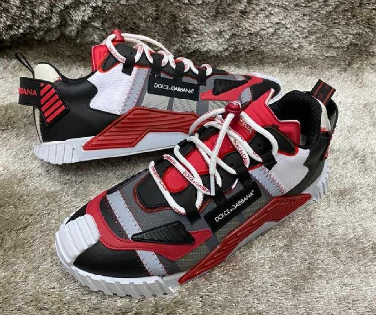 tenis dolce gabbana vermelho