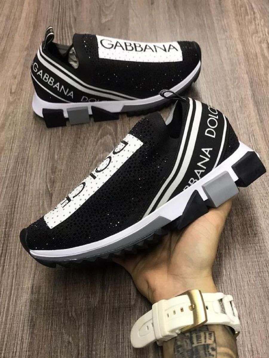 tenis dolce gabbana com pedras