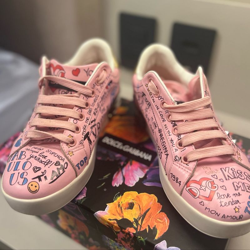 Tênis Dolce Gabbana Feminino Tênis Feminino Dolce Gabbana Usado  77101004 enjoei