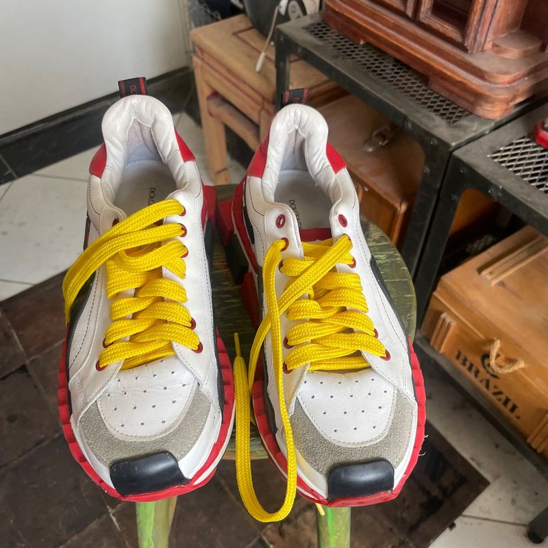 Dolce Gabbana Super King Sneakers Super King Leather Trainers