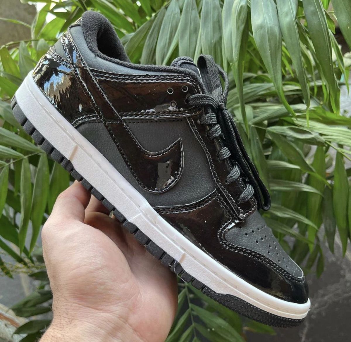 Tenis Dunk Low Importado Preto Brilhante 37 | Tênis Feminino Nunca ...