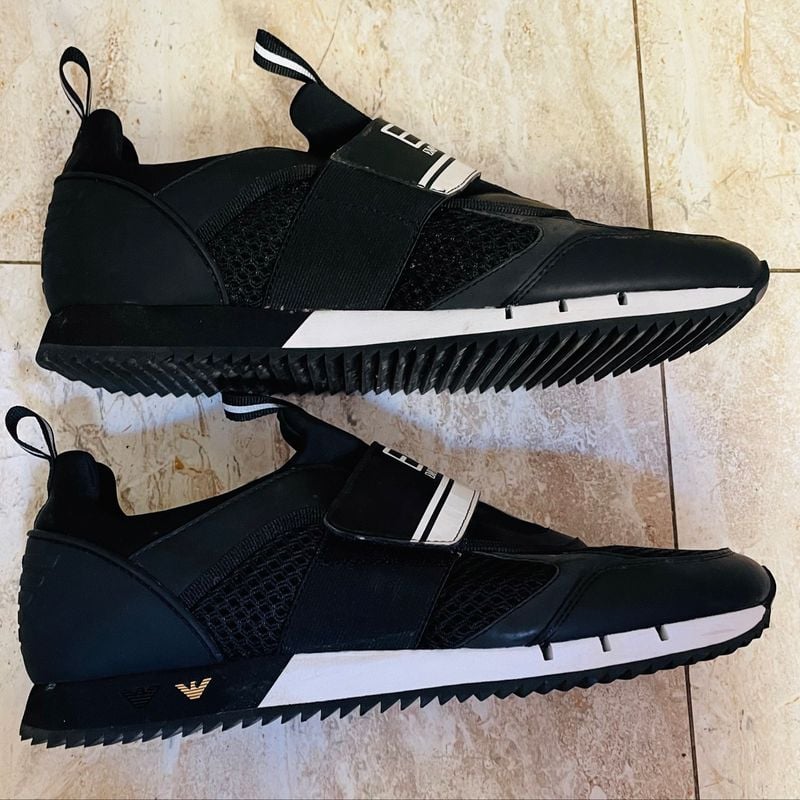 Ea7 strap shop trainers