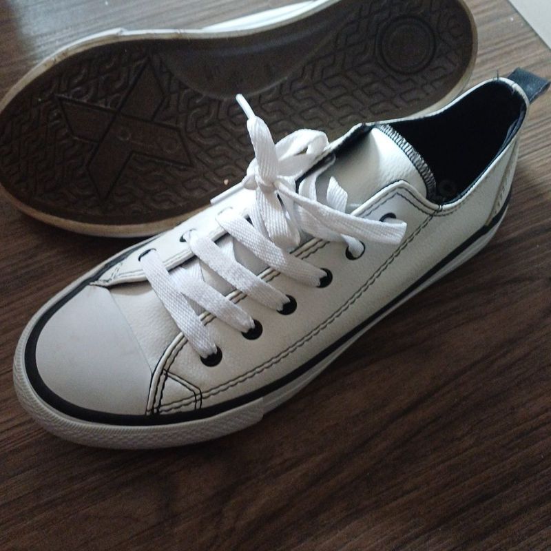 Tênis em Couro 37 Oxto Usado 106178740 enjoei