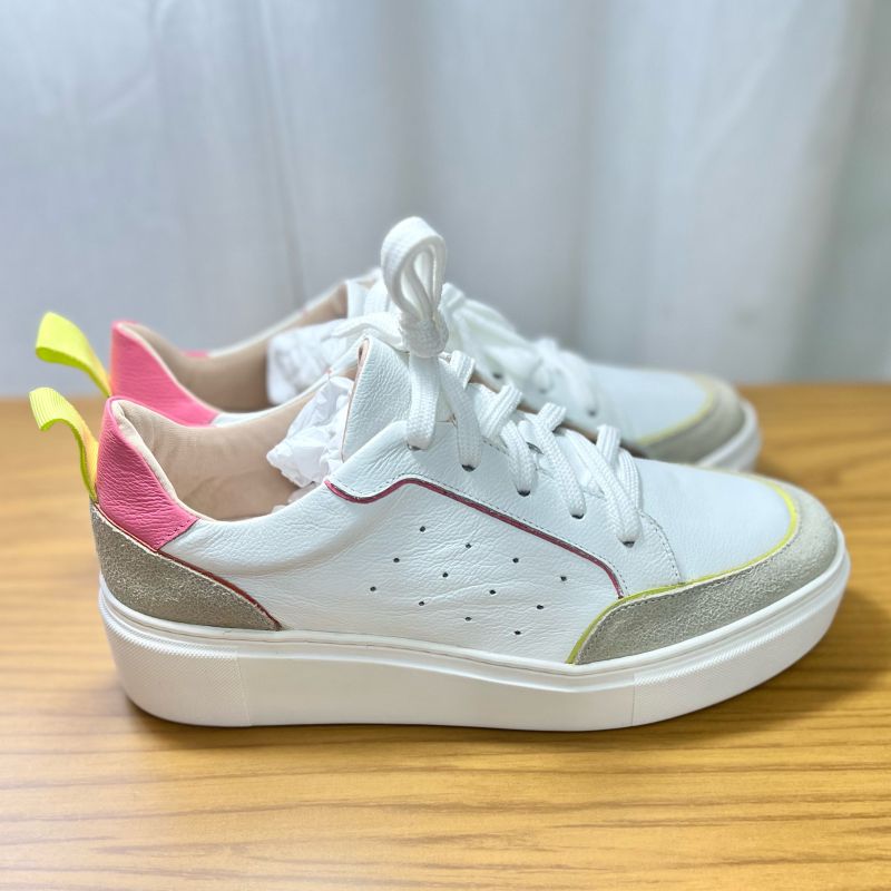 Tenis morena hot sale rosa branco