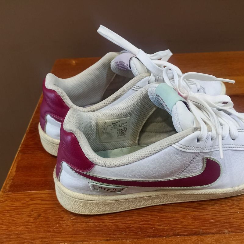 T nis em Couro da Nike Original Usado 36 T nis Feminino Nike