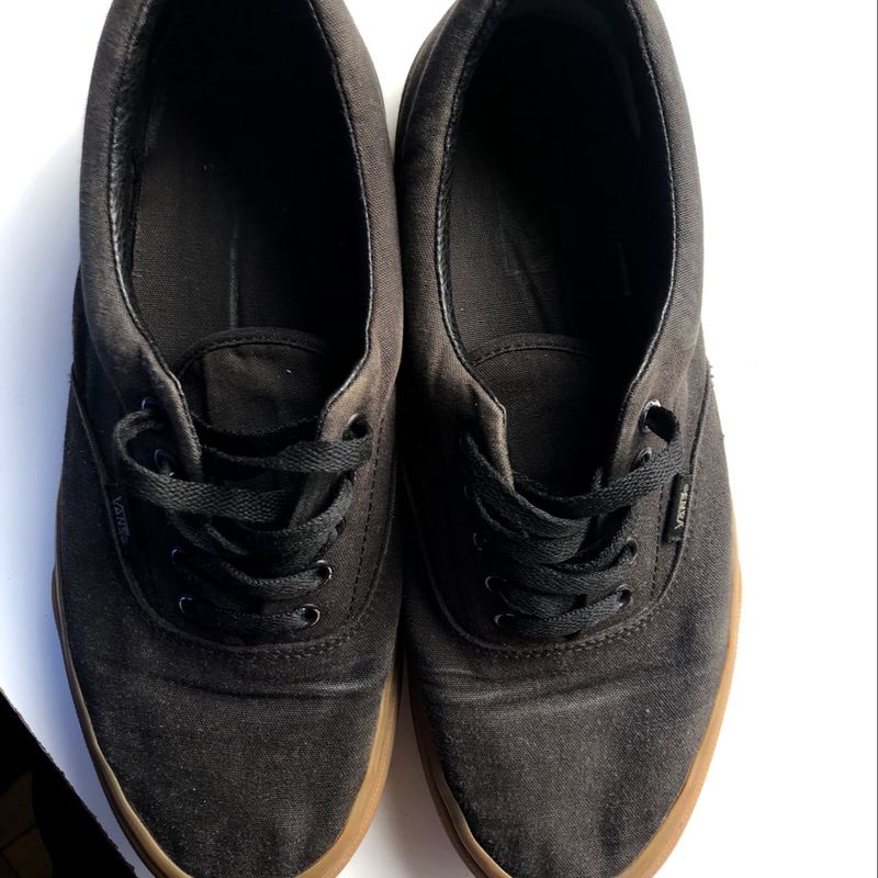 Tenis Era Black Classic Gum Vans Tênis Masculino Vans Usado 93697031  enjoei