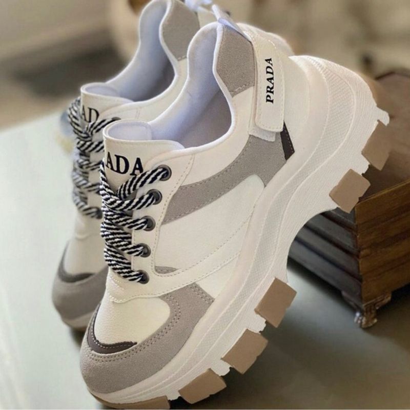 Tênis Feminino Block Prada Sneaker Chunck Plataforma Feminina | Tênis  Feminino Nunca Usado 80595198 | enjoei