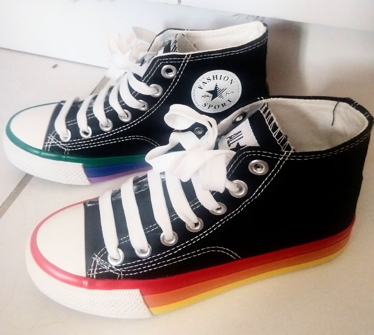 tenis all star arco iris