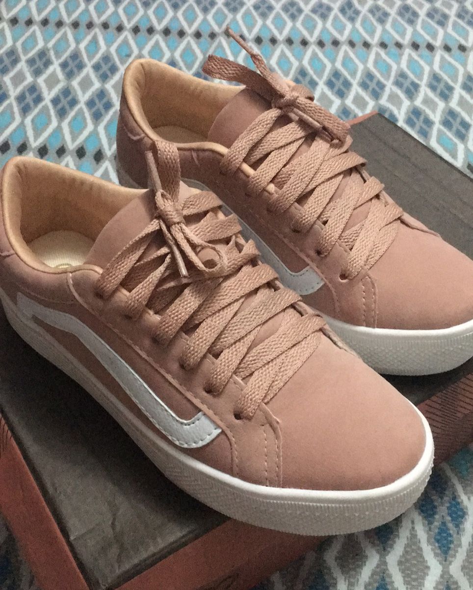 vans feminino rose