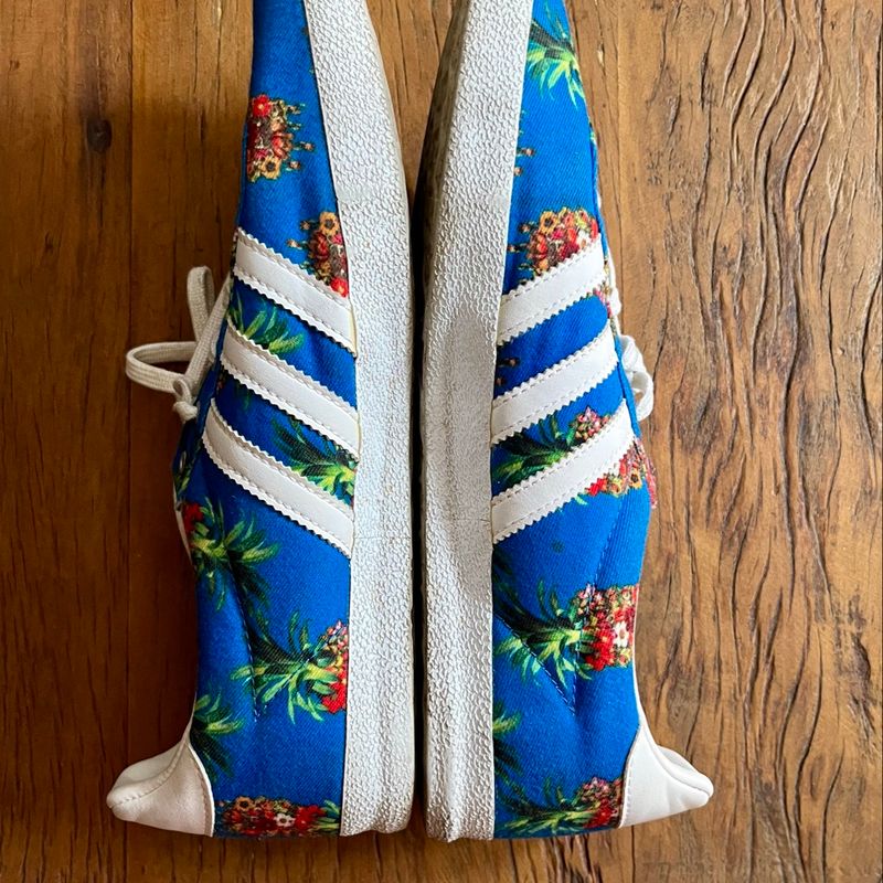 adidas gazelle silver green womens BNWT 2014 Adidas Originals X Farm Rio Collab Blue Track Jacket