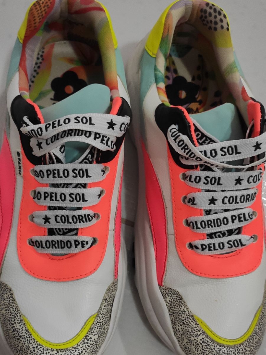tenis farm colorido