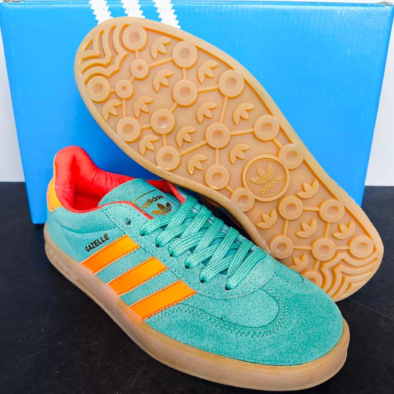 Tênis Feminino Adidas Gazelle 34 Original Tiffany Orange Macio