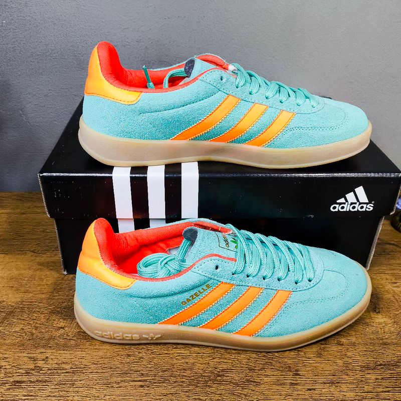 Tênis Feminino Adidas Gazelle 37 Original Core Tiffany Orange