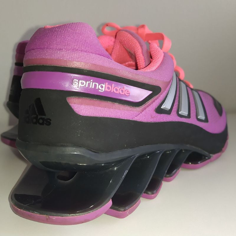 T nis Feminino Adidas Springblade Roxo e Rosa Fl or T nis Feminino Adidas Usado 42716464 enjoei