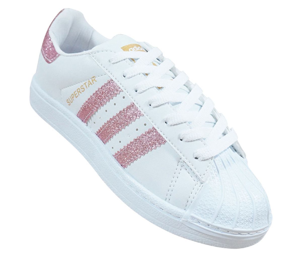 tenis adidas rosa brilhante