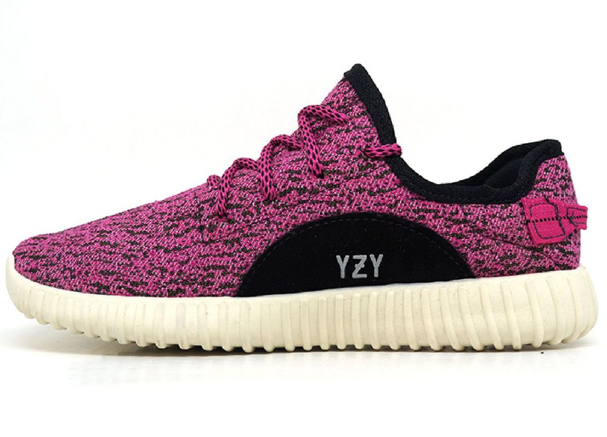 tenis yeezy rosa