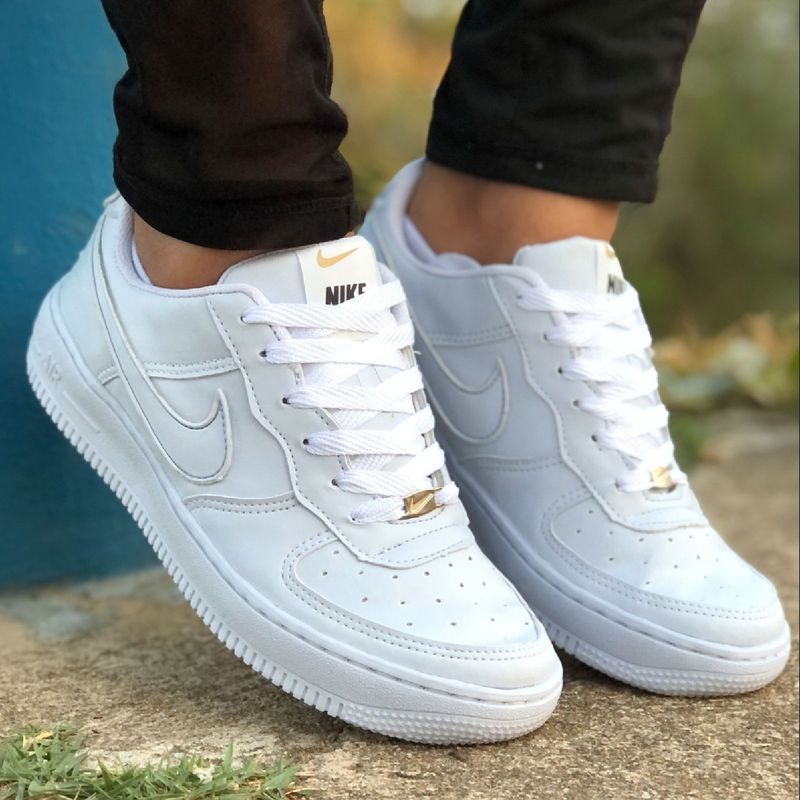 Tênis Air Force Branco Masculino e Feminino Promoção Casual Moda Nike |  Tênis Feminino Usado 86209250 | enjoei