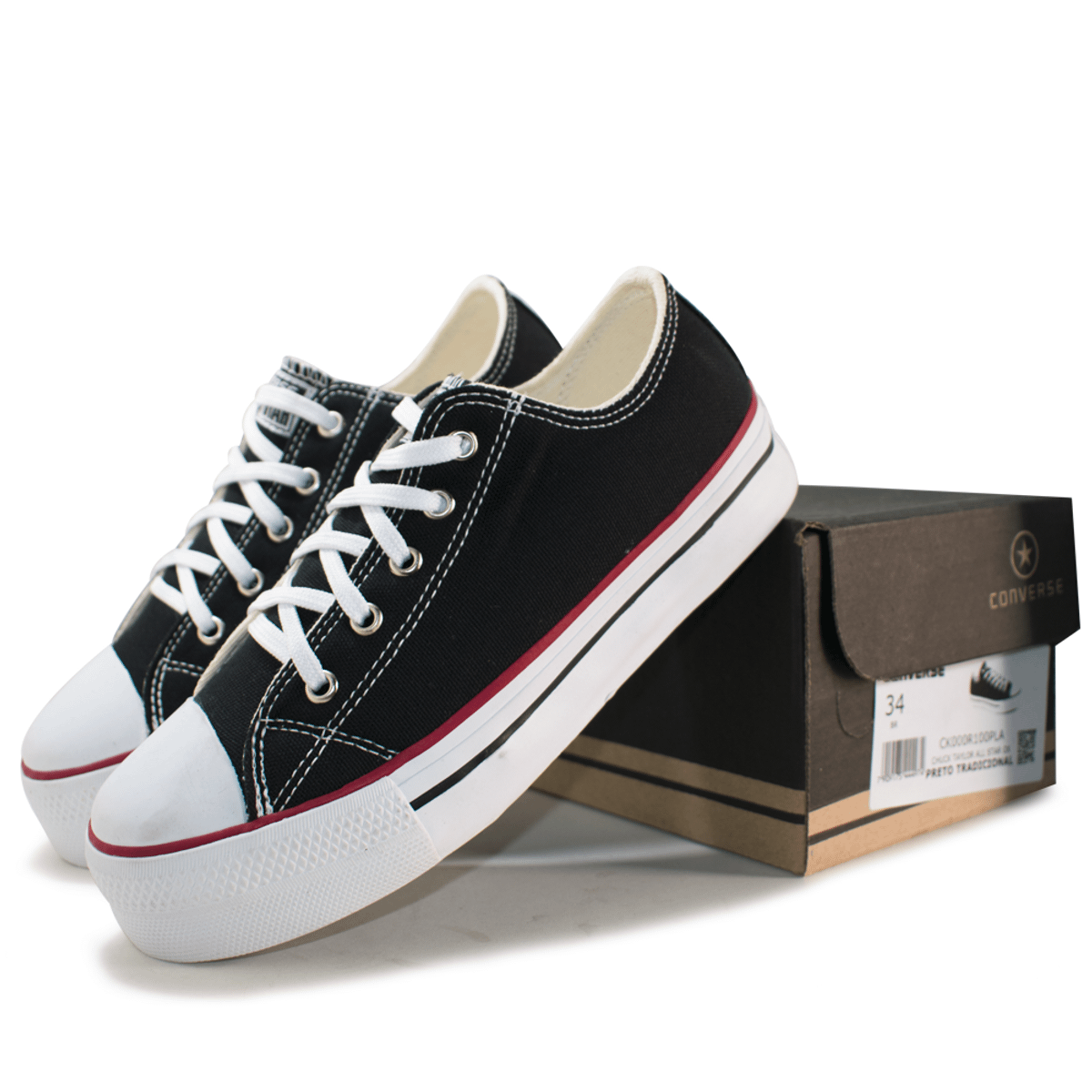 all star converse preto feminino