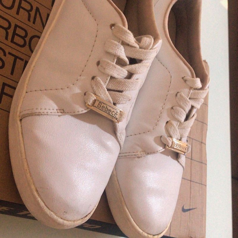 Tênis Feminino Bebecê Branco Tam:36 Tênis Feminino Bebece Usado