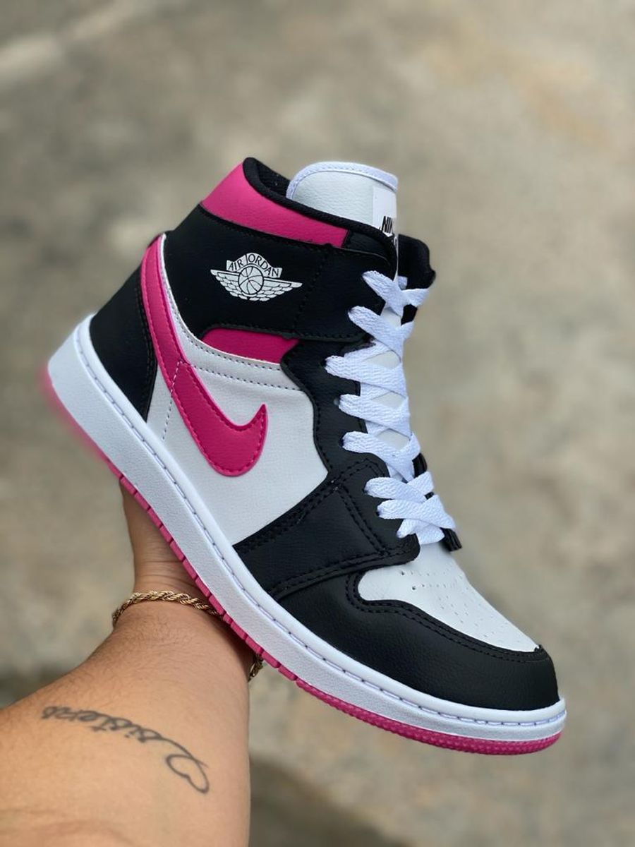 Tênis Feminino Bota Niike Cano Alto Air Jordan 1 Chicago Retro | Tênis ...