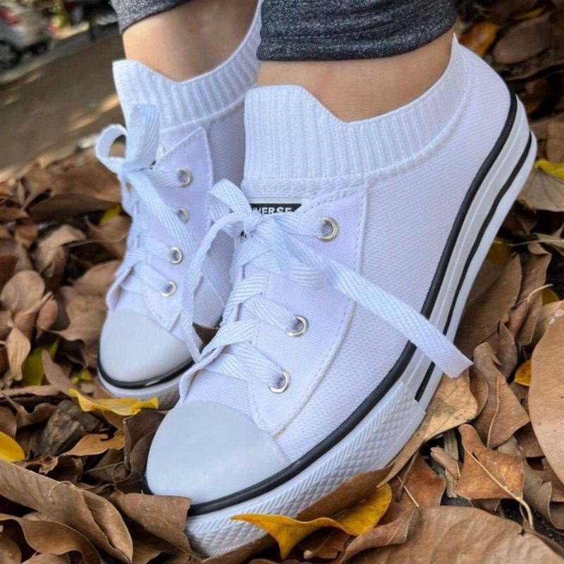 Tenis para academia feminino hot sale branco